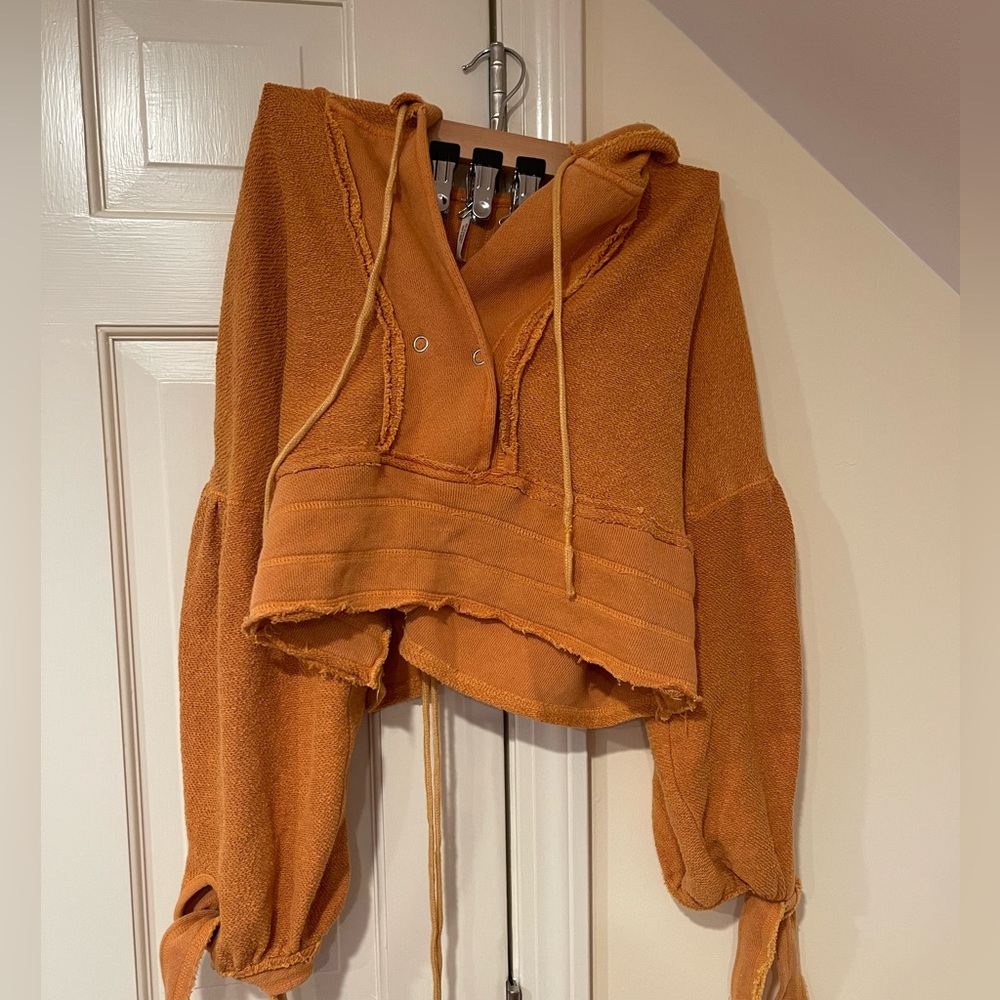 Free People Sweatshirt Orange XS